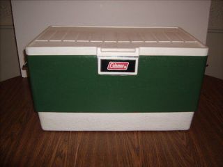 green vintage coleman cooler in Canteens & Coolers
