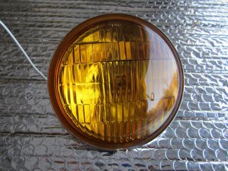 VINTAGE FOG LIGHT SEALED BEAM 6 VOLT REPLACEMENT 4 INCH FOR CHEVY