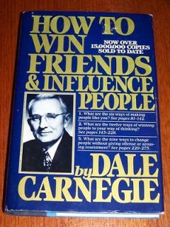 How to Win Friends and Influence People Dale Carnegie HC/DJ
