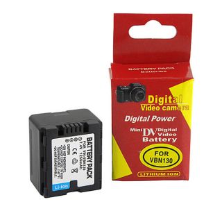 Digital Video Camera Battery for Panasonic VW VBN 130/260 HDC HS900