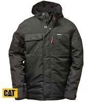 CAT MENS INSULATED TWILL PARKA JACKET WATER REPELLENT S   XXL