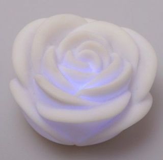 LED 7 Color Rose Flower Candle Light For Decor Wedding Valentines
