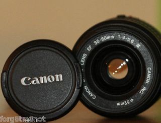 Canon EF 35 80 w/Macro for EOS XTi 10D 20D 30D 40D 50D 60D T3i T4i XT