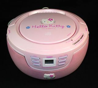 Hello Kitty Portable CD Player Stereo Radio
