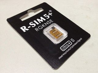 New Unlock R SIM5 R SIM V Card GSM WCDMA CDMA iPhone 4S IOS 5.01/5.1/5