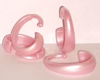 Newly listed PINK EFFORTLESS SHOWER CURTAIN HOOKS ~ SET of 12 ~ NEW
