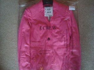 Crew Schoolboy Blazer in Herringbone Jacket Neon Pink size 4, 6