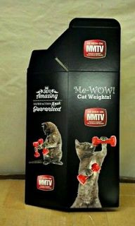 Makers Mark Bourbon Liquor Gag Cat Toy Dumb Bell Gift Novelty Box for