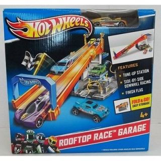 Wall Tracks ROOFTOP RACE GARAGE Fold & Go with Car Tune Up Station