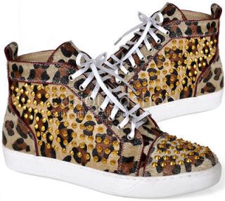 mens leopard print shoes