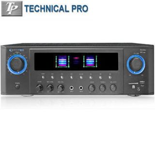 NEW TECHNICAL PRO RX35U PROFESSIONAL RECEIVER WITH USB AND SD CARD