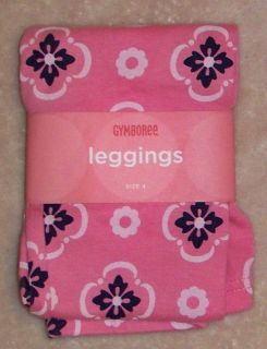NWT Gymboree SMART GIRLS RULE Pink Tile Leggings 5 5T