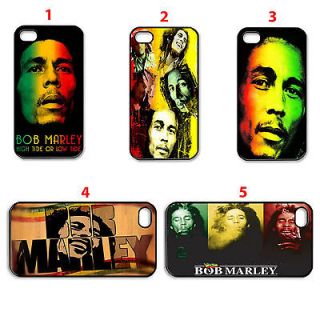 Bob Marley Jamaica Reggae Fans black apple iphone 4 4s hard case