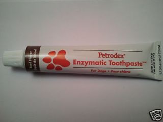NEW 1 to 6 Sergeants Petrodex Dogs Beef Flavor Enzymatic Toothpaste 2