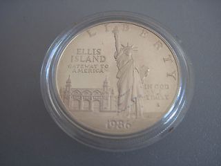 1986 Statue of Liberty Centennial Proof Silver Dollar   