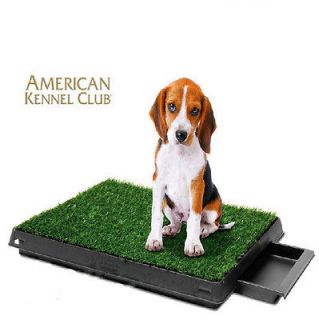 Indoor Pet Dog Puppy Potty Trainer Drawer Patch Turf Mat Toilet Park