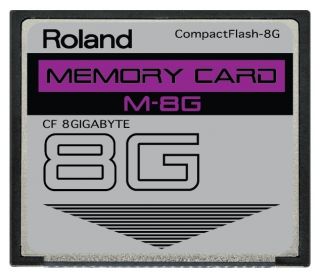 Newly listed 8GB ROLAND COMPACT FLASH CARD FANTOM X X6 X7 X8 XR Xa