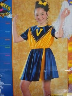 yellow cheerleader costume