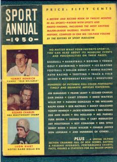 Sport Magazine 1950 ANNUAL Baseball Football Boxing