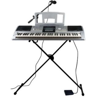 New 61 Note Electronic Digital Music Studio Keyboard w/ Stand & Boom