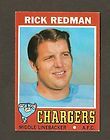 1971 Topps Football #42 Rick Redman Chargers Ex MINT+