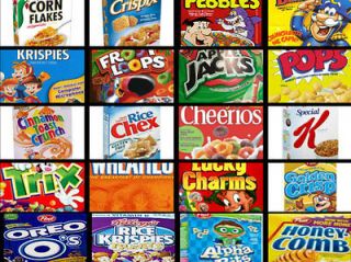 cereal choose favorite brand more options various cereals one day
