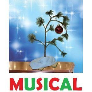 NEW CHARLIE BROWN MUSICAL CHRISTMAS TREE 24 PEANUTS BY SCHULTZ