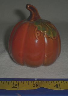 One Ceramic 4.25 Tall Dark Spice Color Decorative Fall Squash