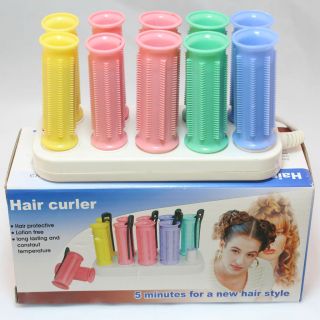 CONTANT TEMPERATURE ELECTRIC HAIR ROLLERS SALON HAIR CURLERS PERM SET