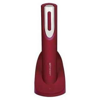 Emerson BO60RD Red Cordless Electric Wine Opener W/Charging Base