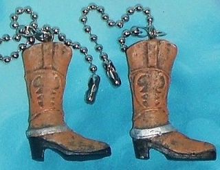 Custom Two ~ Cowboy Boots Western ~ Ceiling Fan Pull Chains