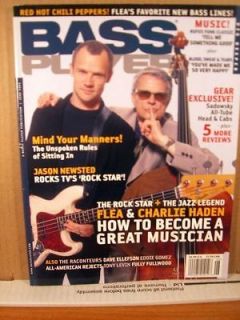Bass Player Magazine June 2006 Flea & Charlie Haden
