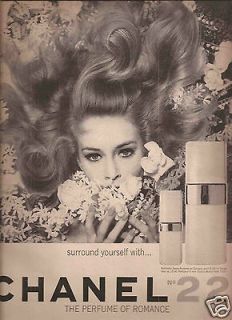 Chanel No22 Perfume Advertisement 1965