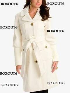 Marciano Guess Gemma Wool Ivory beige Coat S NWT$398