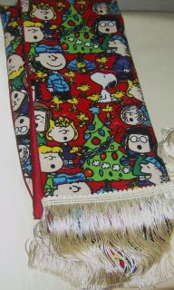 Snoopy Clergy Stole Red Christmas Choir Franklin Lucy Woodstock