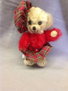 Merrythought Mohair Micro Cheeky Bear Scotland Scottish Limited