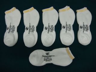 NWOT Womens Cheerleading Footie Socks Sz. Large 6 Pair
