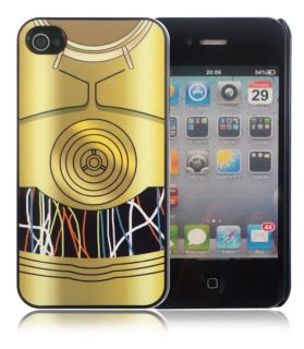 iPhone 4 4s C3PO Robot Hard Case Star Wars Design Art Cover