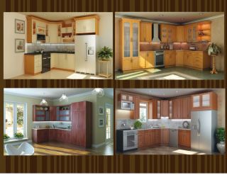 Kitchen cabinets 10 x 10 FT Modern and Classic styles