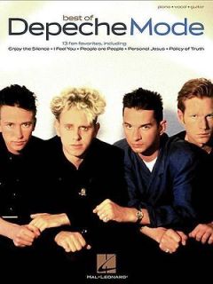 Best of Depeche Mode   Piano Vocal Guitar Song Book