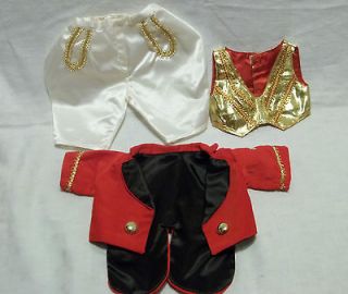 Cabbage Patch 1986 Circus Ringmaster outfit red velvet coat white