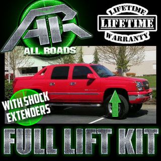 Front 2 Rear Leveling Full Lift Kit 2001 2006 Chevy Avalanche 4x4 4WD