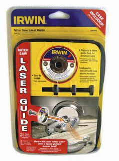 MITER SAW LASER GUIDE W/CASE BY IRWIN INDUSTRIES NEW