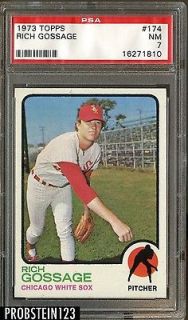 1973 Topps #174 Rich Gossage Chicago White Sox HOF RC Rookie PSA 7 NM