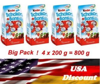GREAT VALUE  Ferrero Kinder Chocolate 3 BIG PACKS  72 pc / 900g from