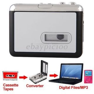 Mini USB Cassette Tape Converter to Music  CD Player PC