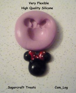 Minnie Mouse Flexible Silicone Mould Sugarcraft, Cake Decorating,Cra