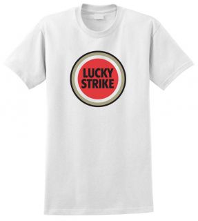 Lucky Strike Vintage Cigarettes Logo T Shirt Tee