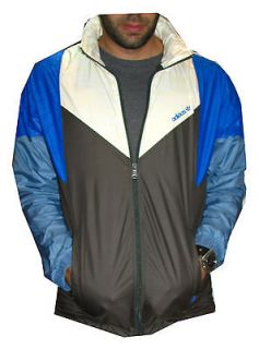 Adidas GR N RAIN jacket/ windbraker jk original blue/grey mens