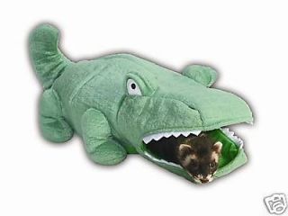 Marshall Ferret Cage Hide n Sleep Bed Toy   Alligator